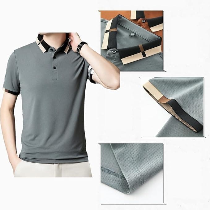 ClassWear™ – Stylowa Koszulka Męska z Krótkim Rękawem